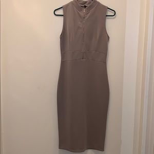 Tic Toc | Dresses | Nwot Taupe Dress | Poshmark